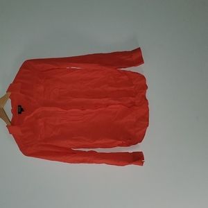 S ana Orange Button Down Shirt.